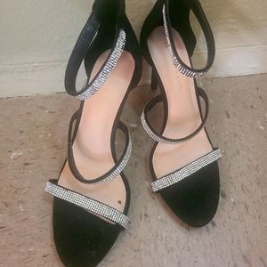 high heel open toe dress shoe